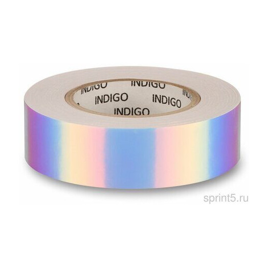 Обмотка зеркальная RAINBOW 20мм*14м, бело-фиолетовая Обмотка зеркальная RAINBOW 20мм*14м, бело-фиолетовая